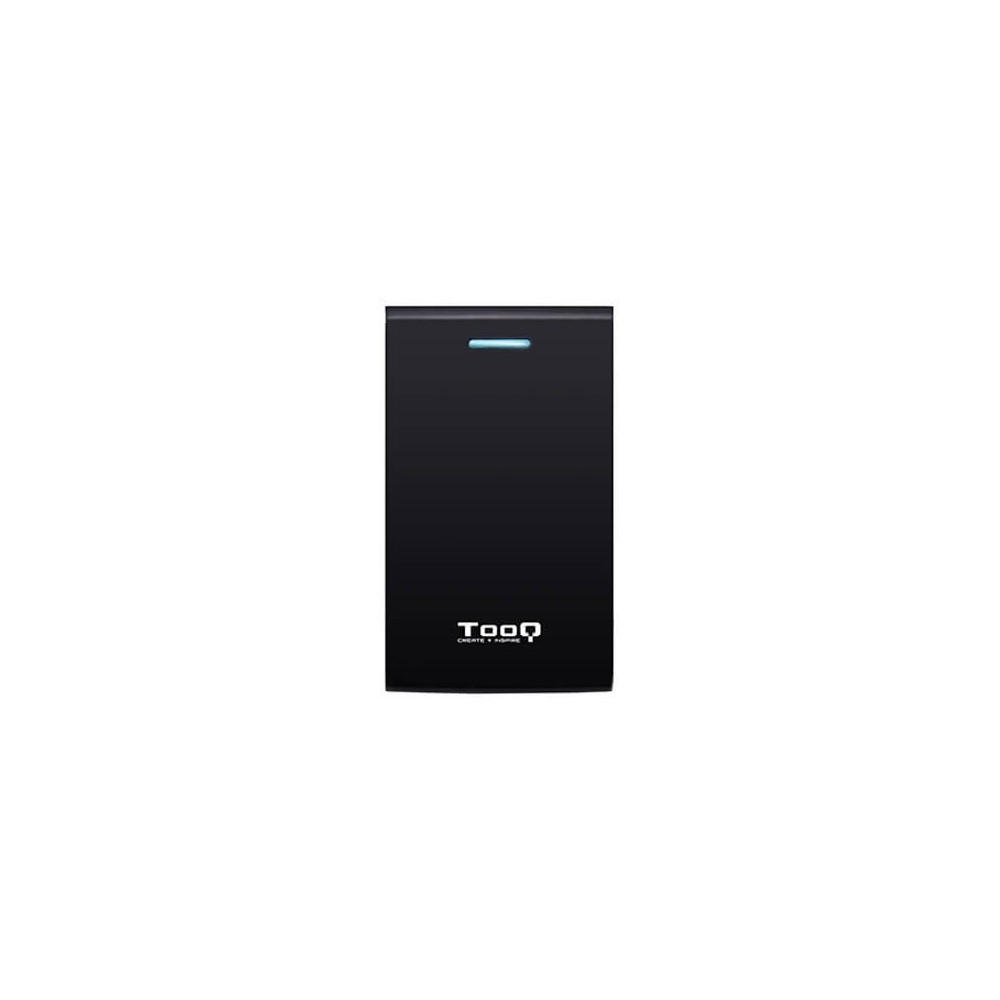 Caja externa 2.5 pulgadas sata tooq tqe - 2526b negro usb 3.0 -  5gbps -  compatible hdd 9.5mm - 12.5mm
