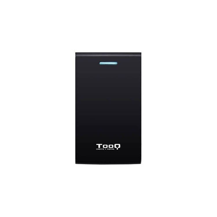 Caja externa 2.5 pulgadas sata tooq tqe - 2526b negro usb 3.0 -  5gbps -  compatible hdd 9.5mm - 12.5mm