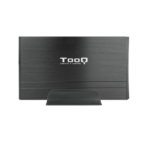 Caja externa tooq tqe - 3520b para hdd 3.5 pulgadas sata usb 2.0 negro