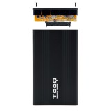 Caja externa tooq tqe - 2510b hdd - ssd 2.5 pulgadas 9.5mm sata usb 2.0 negra
