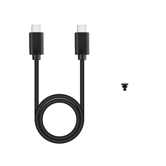 Caja externa tooq tqe - 2222b shinobi para ssd m.2 usb tipo c rgb negro