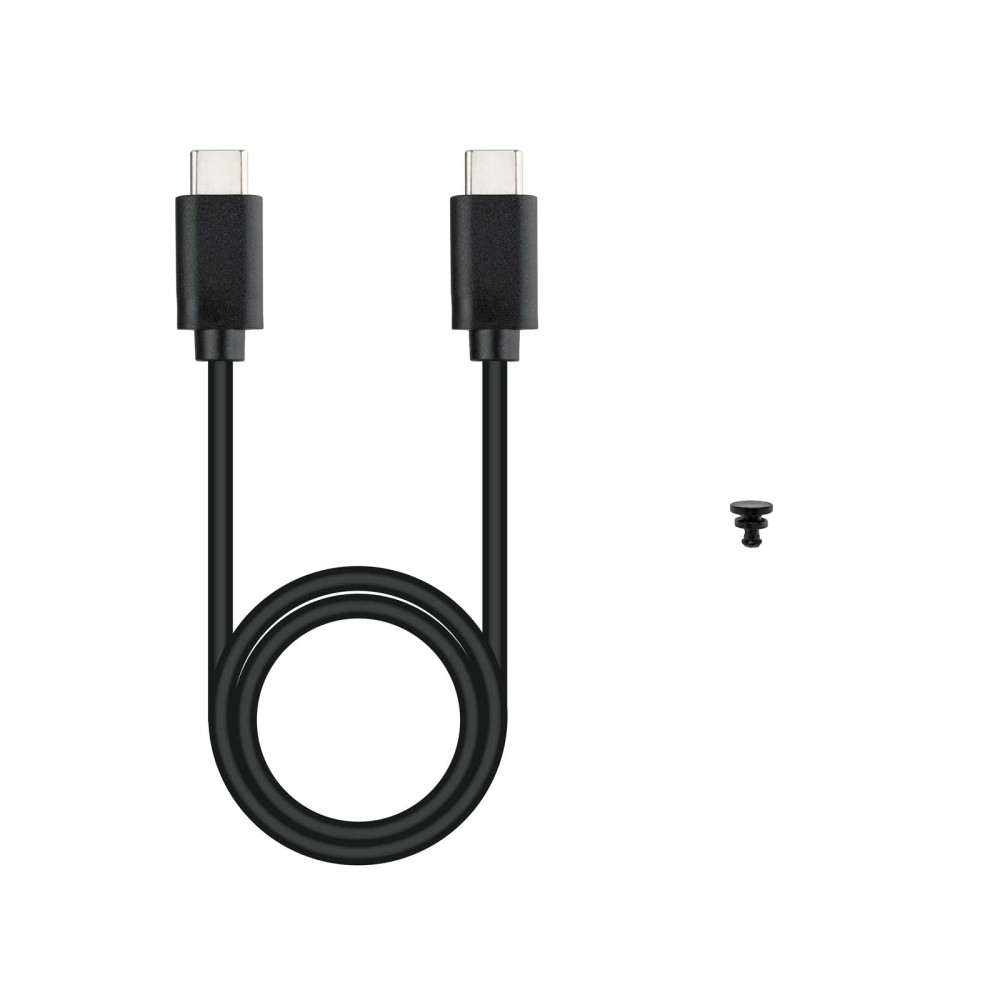 Caja externa tooq tqe - 2222b shinobi para ssd m.2 usb tipo c rgb negro