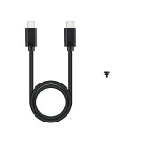 Caja externa tooq tqe - 2222b shinobi para ssd m.2 usb tipo c rgb negro