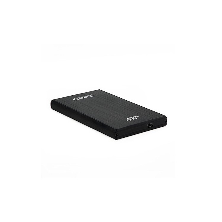 Caja externa tooq tqe - 2522b para hdd - ssd 2.5 pulgadas 9.5mm sata usb 3.0 negra
