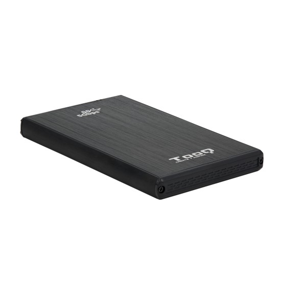 Caja externa tooq tqe - 2522b para hdd - ssd 2.5 pulgadas 9.5mm sata usb 3.0 negra