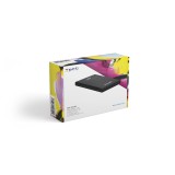 Caja externa tooq tqe - 2522b para hdd - ssd 2.5 pulgadas 9.5mm sata usb 3.0 negra