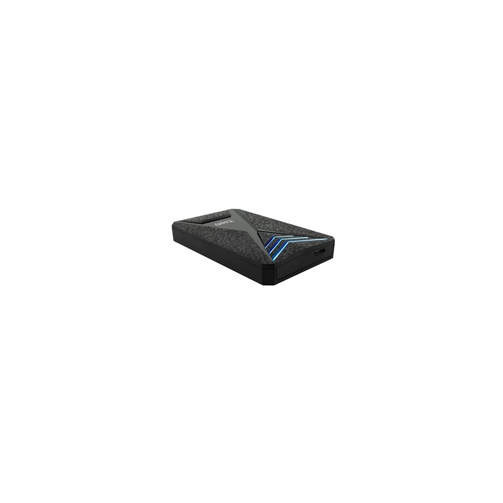 Caja externa gaming tooq tqe - 2550bl para hdd - ssd 2.5 pulgadas 9.5mm sata 3 usb 3.0 - 3.1 negro