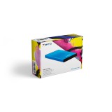 Caja externa tooq tqe - 2527bl para hdd 2.5 pulgadas 9.5mm sata 3 usb 3.0 - 3.1 azul
