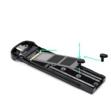 Carcasa disco duro tooq tqe - 2201r para ssd m.2 usb - c negra