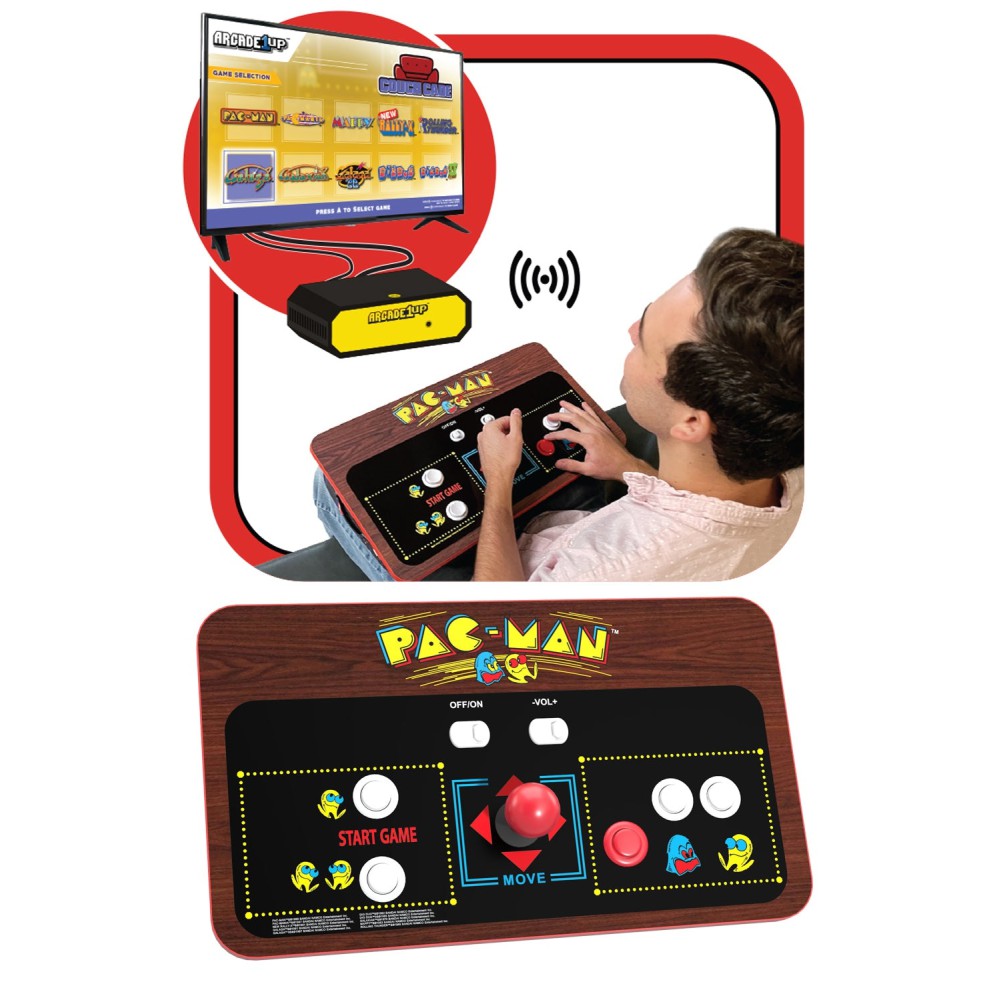 Emulador consola retro arcade 1 up pac - man couchcade