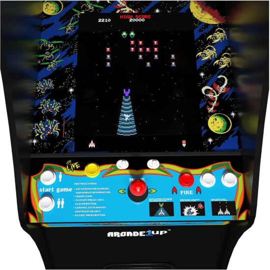 Máquina arcade 1up galaga deluxe