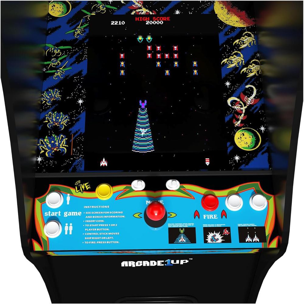 Máquina arcade 1up galaga deluxe