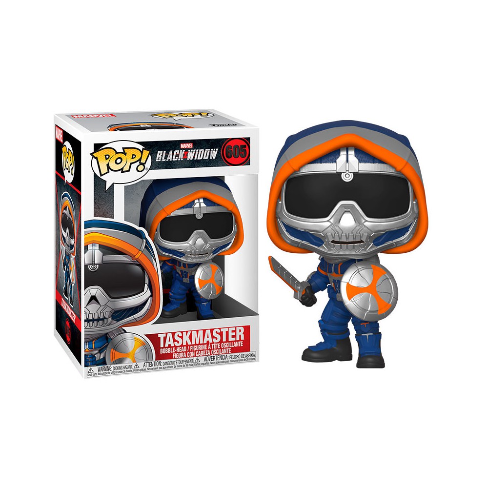 Funko pop marvel viuda negra taskmaster escudo y espada 46684