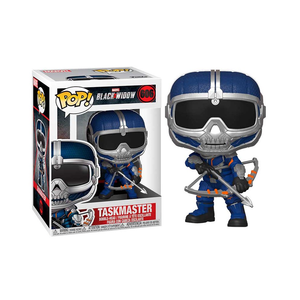 Funko pop marvel viuda negra taskmaster con arco 46685