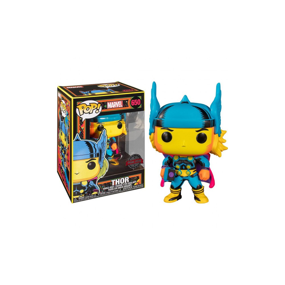Funko pop marvel black light thor multicolor 48847