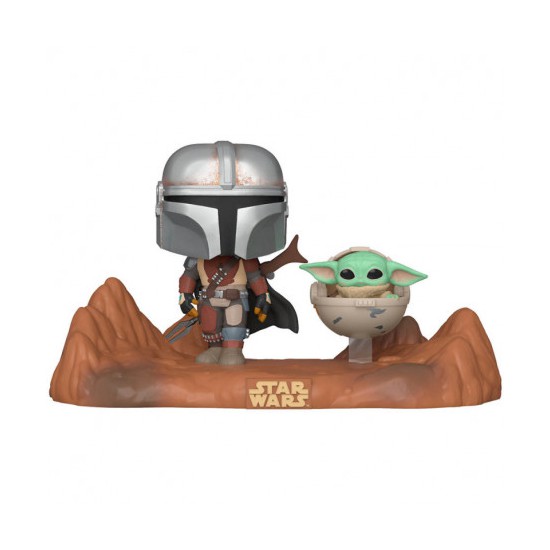 Funko pop star wars the mandalorian the mandalorian & baby yoda