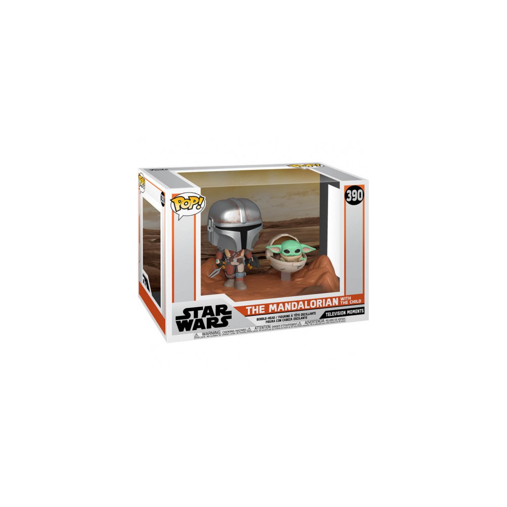 Funko pop star wars the mandalorian the mandalorian & baby yoda