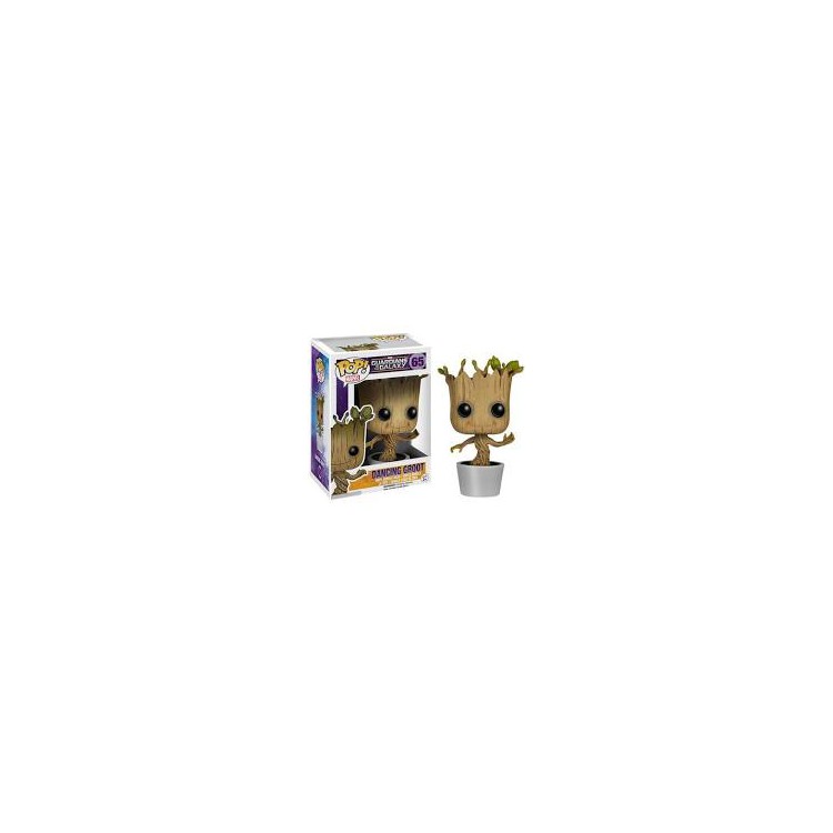 Funko pop bobble marvel los guardianes de la galaxia groot bailando