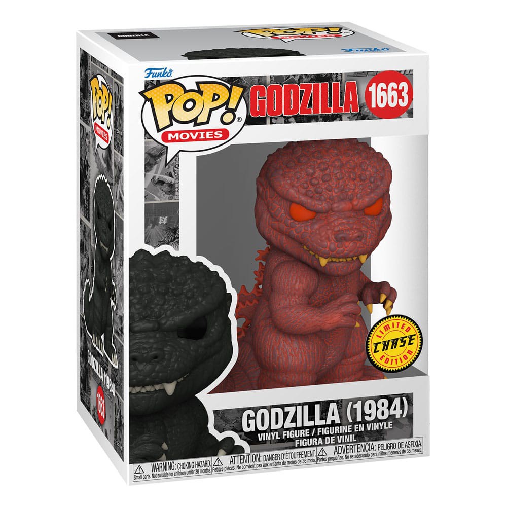 Funko pop godzilla (1984) versión chase aleatoria