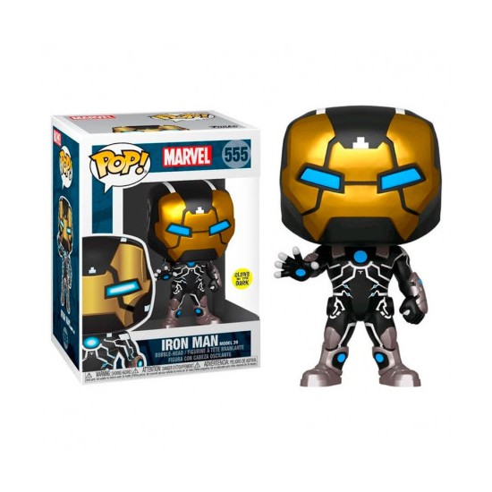 Funko pop marvel 80th iron man modelo 39 brillo en la oscuridad 43965