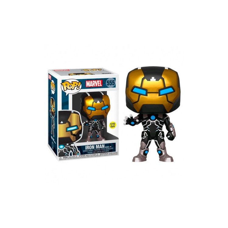 Funko pop marvel 80th iron man modelo 39 brillo en la oscuridad 43965