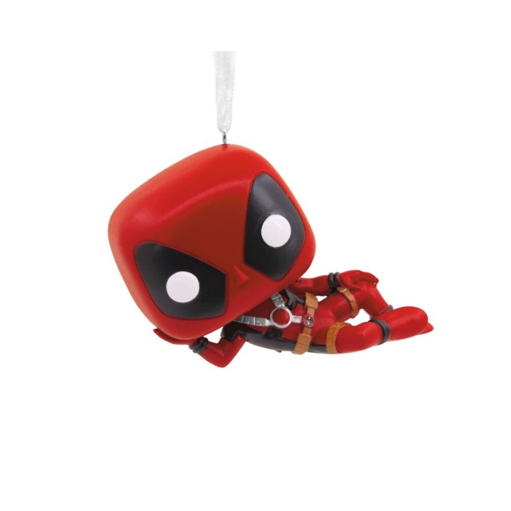 Adorno de navidad funko marvel deadpool figura de resina