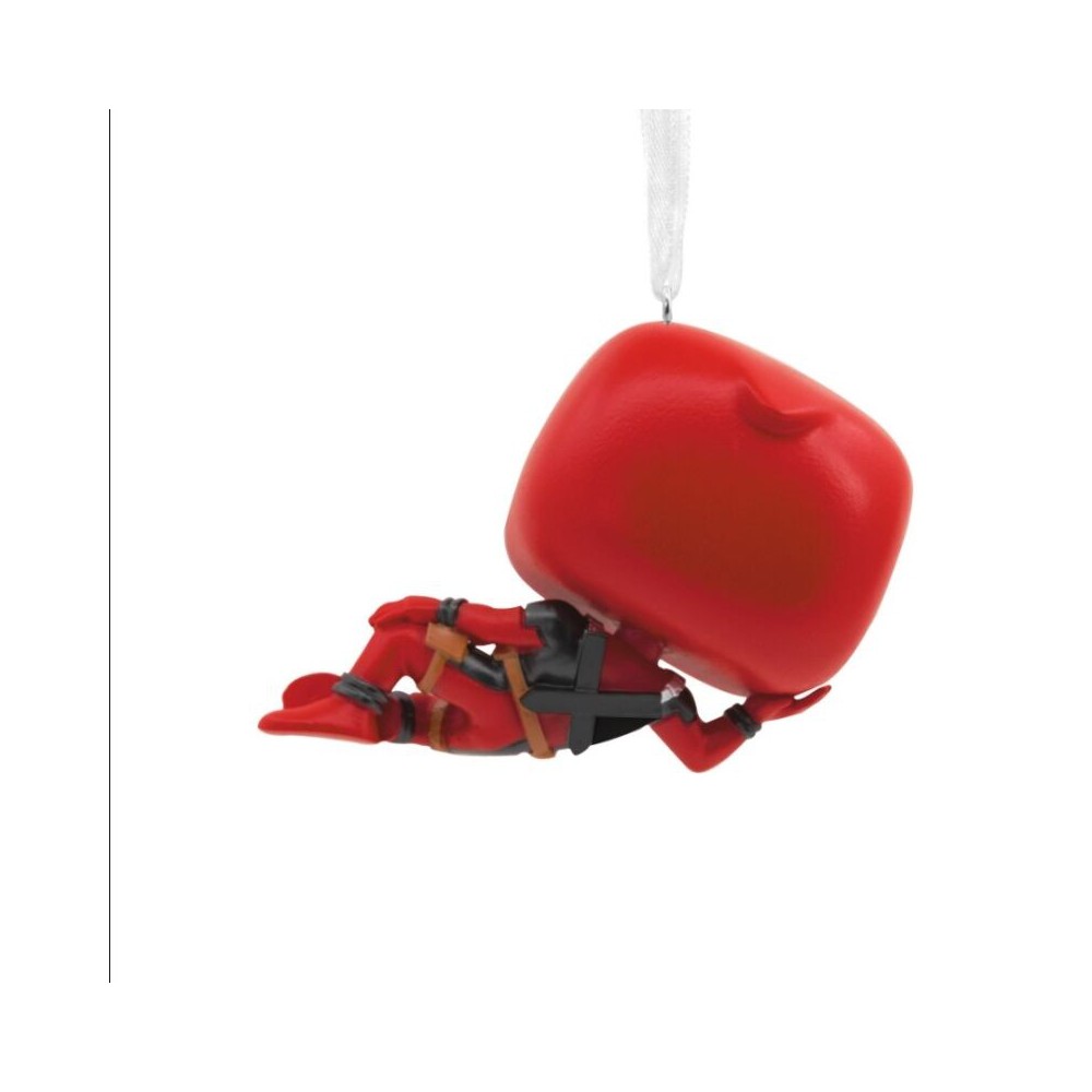 Adorno de navidad funko marvel deadpool figura de resina