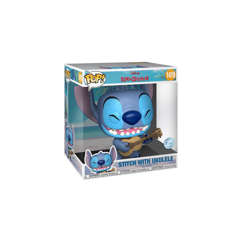 Funko pop jumbo stitch w -  ukelele