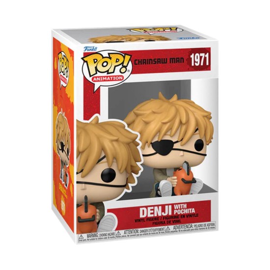 Funko pop! animation chainsaw man denji y pochita