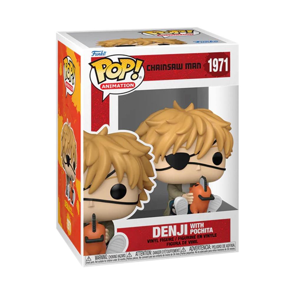 Funko pop! animation chainsaw man denji y pochita