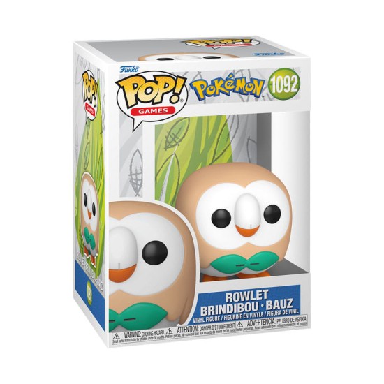 Funko pop pokemon rowlet brindibou -  bauz