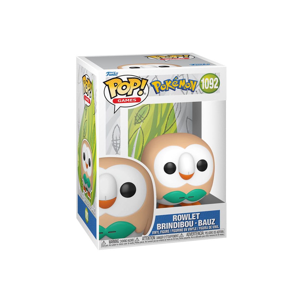 Funko pop pokemon rowlet brindibou -  bauz