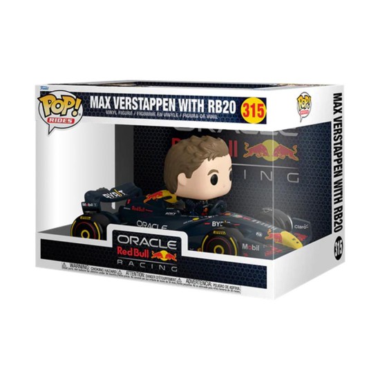 Funko pop ride max verstappen with rb20 -  oracle red bull racing