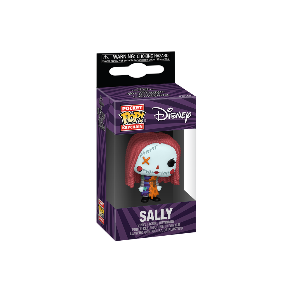 Funko pop keychain disney: patchwork sally