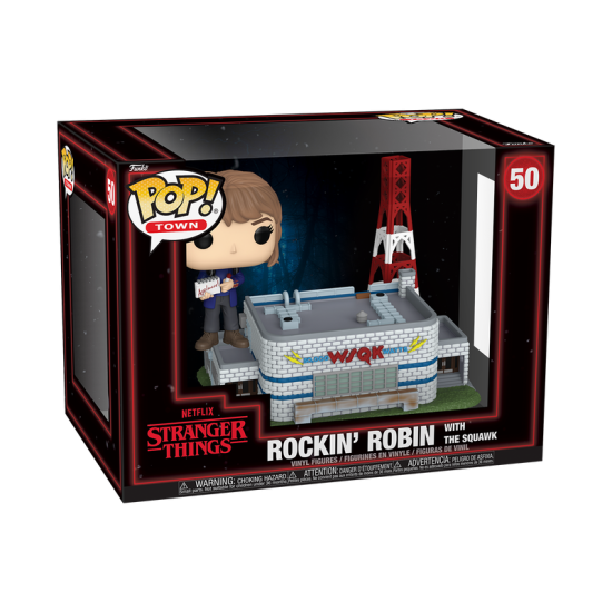Funko pop! tv stranger things town rockin' robin con squawk