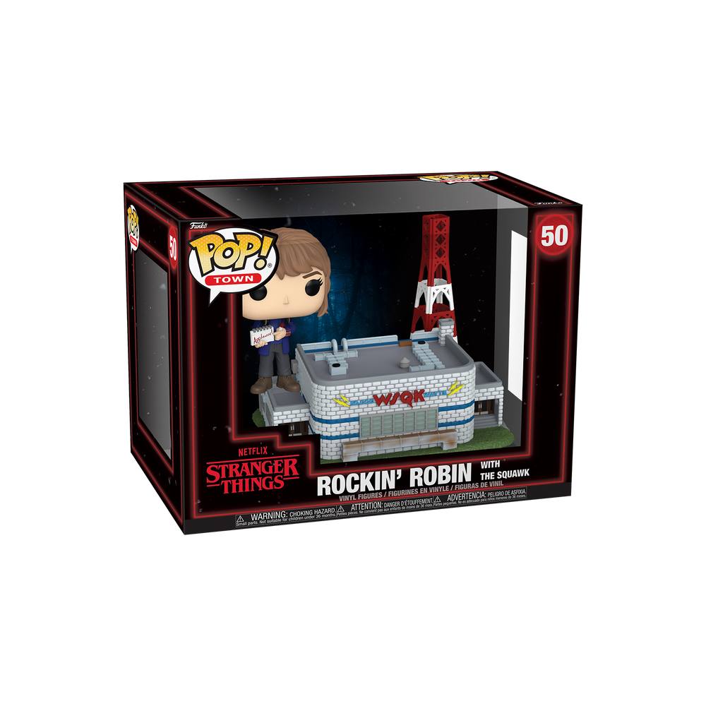 Funko pop! tv stranger things town rockin' robin con squawk