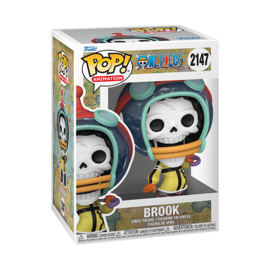 Funko pop animation: one piece -  brook (egghead)