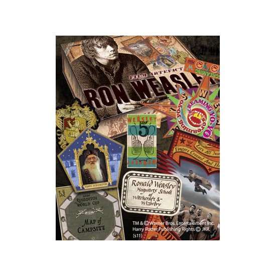 Replica the noble collection harry potter caja de recuerdos ron weasley