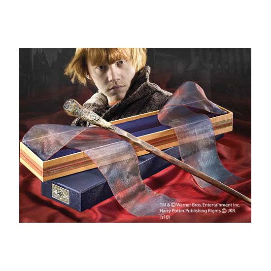 Replica the noble collection harry potter varita de ron weasley