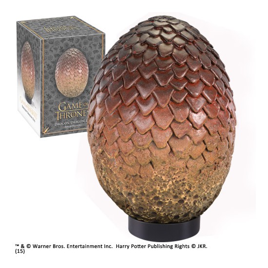 Réplica the noble collection juego de tronos huevo de dragon drogon 20.32 cm