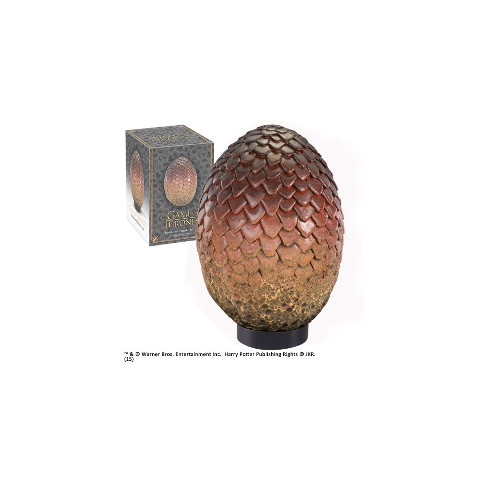Réplica the noble collection juego de tronos huevo de dragon drogon 20.32 cm