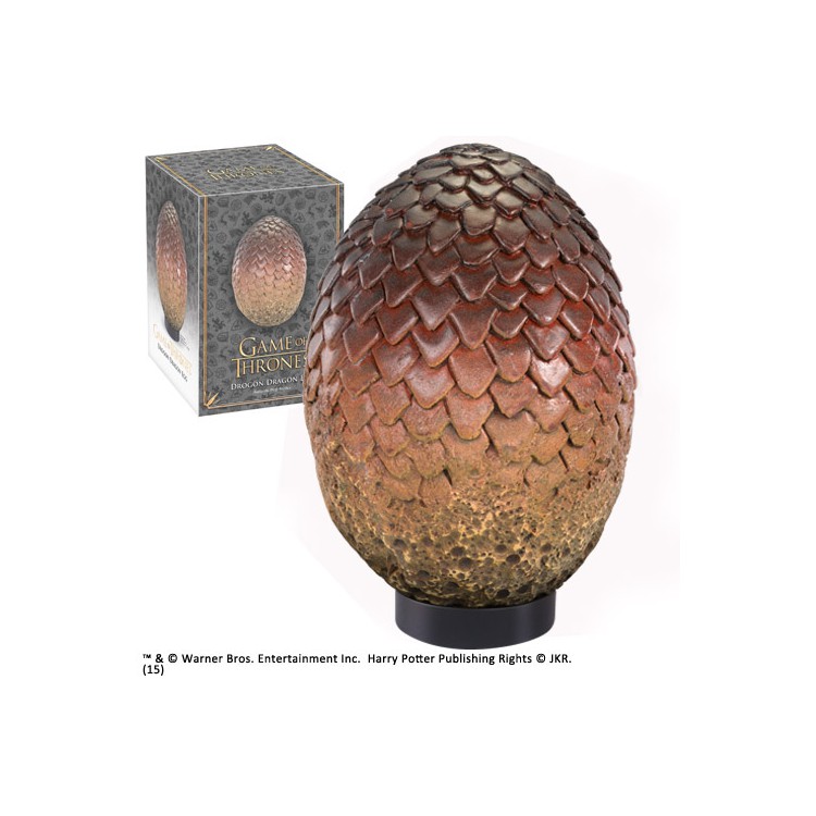 Réplica the noble collection juego de tronos huevo de dragon drogon 20.32 cm