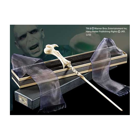 Replica the noble collection harry potter varita de lord voldemort en caja de olivander