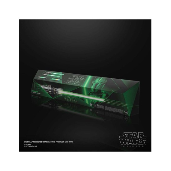 Replica sable de luz hasbro star wars black series force fx elite sabine wren