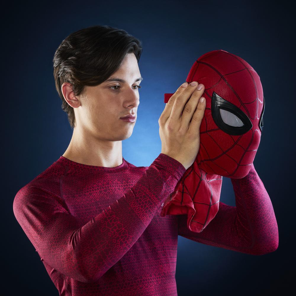 Réplica máscara spider - man home coming hasbro marvel studios
