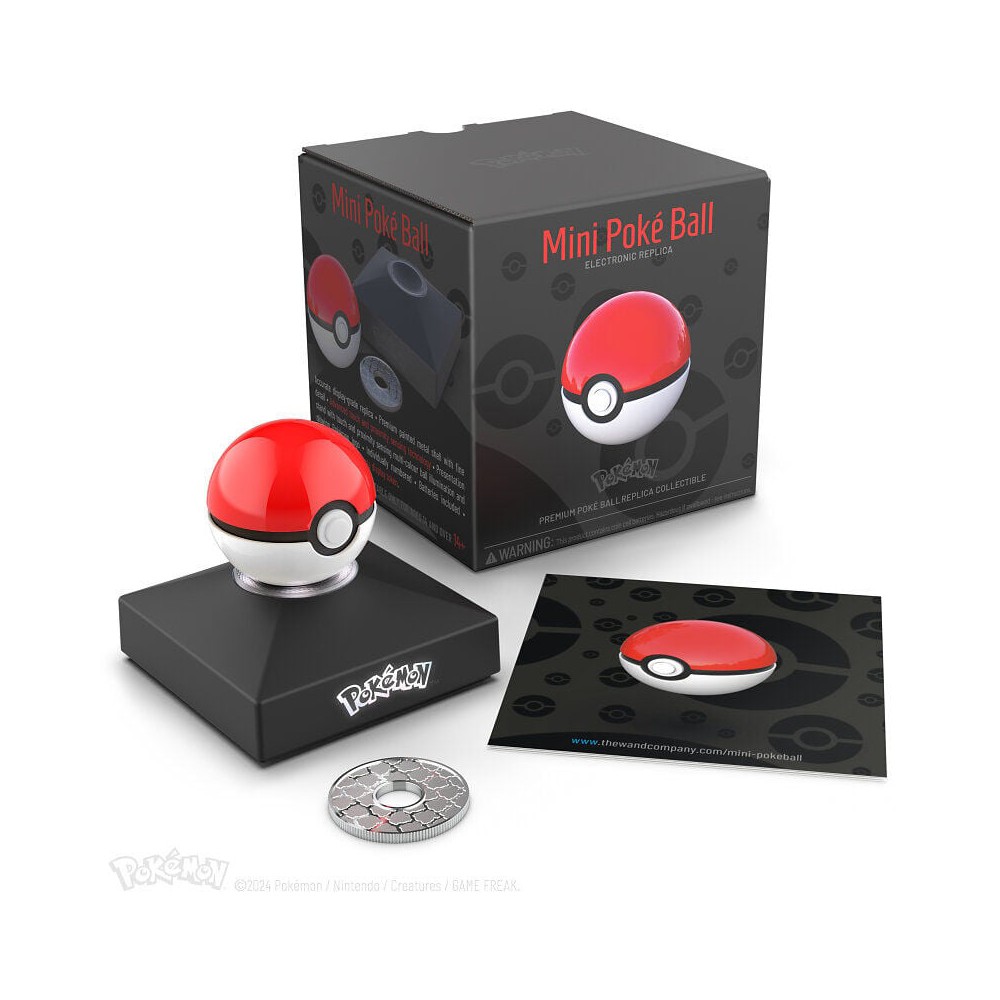 Réplica electrónica the wand company die cast mini poke ball