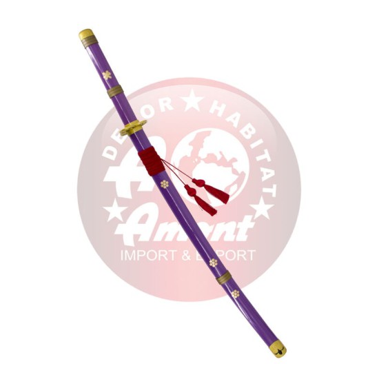 Katana de acero decorativa amont one piece enma de roronoa zoro 103cm
