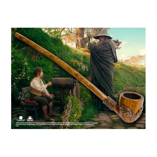 Replica the noble collection l hobbit pipa bilbo bolson de 23 cm