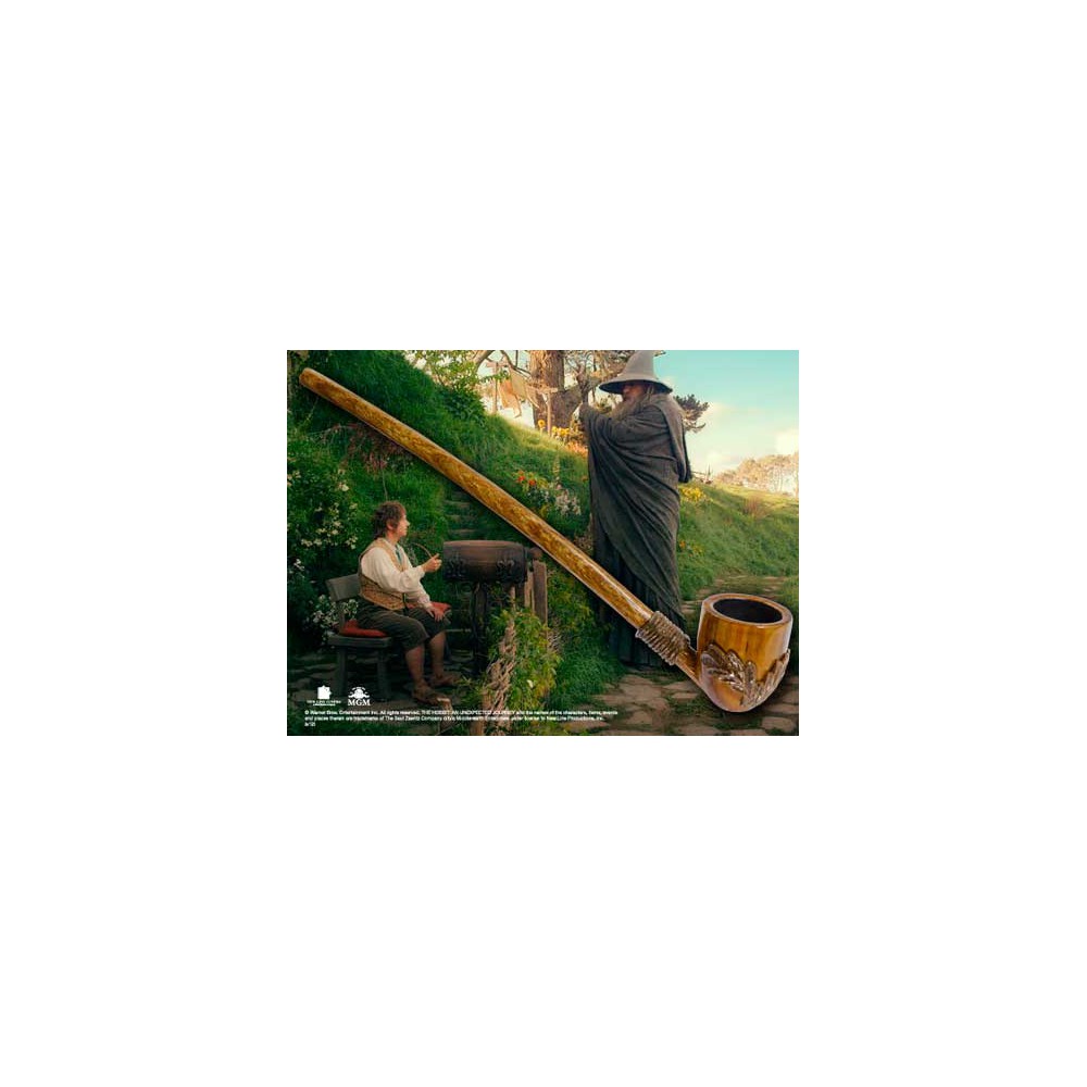 Replica the noble collection l hobbit pipa bilbo bolson de 23 cm