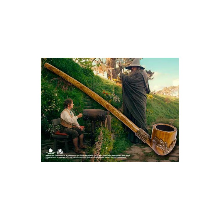 Replica the noble collection l hobbit pipa bilbo bolson de 23 cm